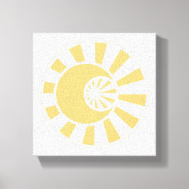 Sun and Moon Canvas Afdruk