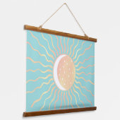 Sun And Moon Hangend Wandkleed (Gebogen)