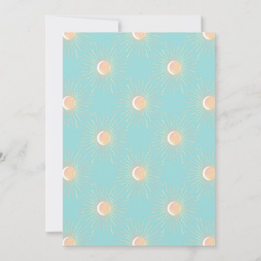 Sun And Moon Kaart (Achterkant)