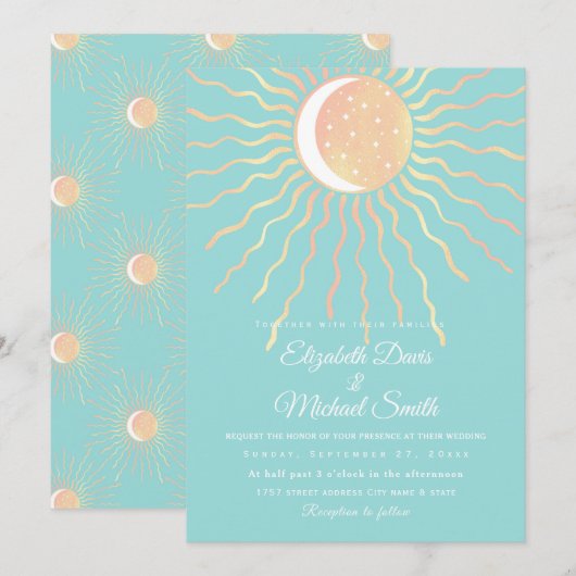 Sun And Moon Kaart (Voorkant / Achterkant)