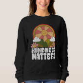 Sun Anti Bullying Rainbow Kindness Matters Sped Te Trui (Voorkant)
