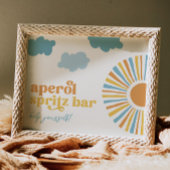 Sun Aperol Spritz Bar-teken Poster
