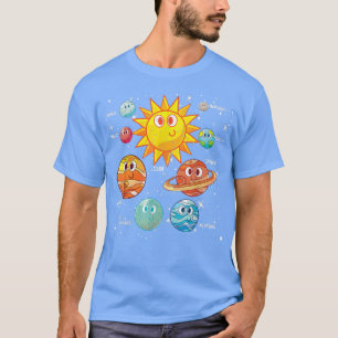 Sun Astronomer Space Science Astronomy Cute Planet T-shirt