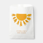 Sun Baby shower Bedankzakje (Voorkant)