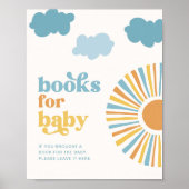 Sun Baby shower Boeken voor Baby Sign Poster (Voorkant)