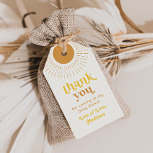 Sun Baby shower Favor Tag | Sun Shower