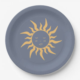 Sun Baby shower papier borden Papieren Bordje