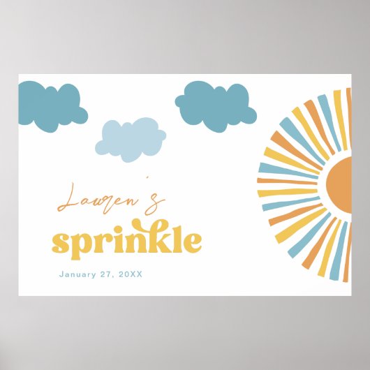 Sun Baby Sprinkle Poster (Voorkant)