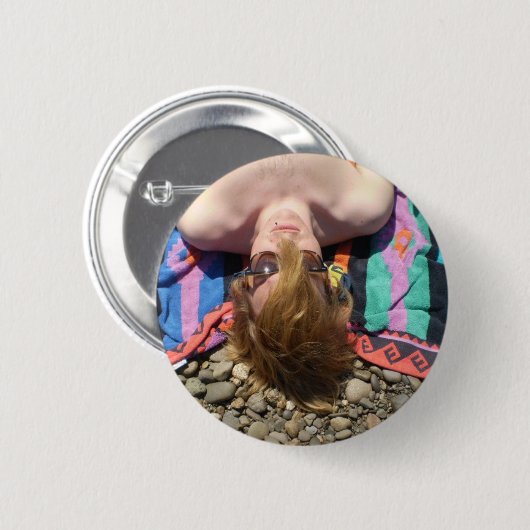 Sun Bading Ronde Button 5,7 Cm (Voorkant /achterkant)