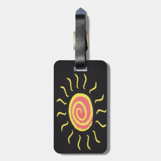 Sun Bagagelabel (Achterkant verticaal)