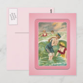 Sun Bather Beach Babes Briefkaart (Voorkant / Achterkant)