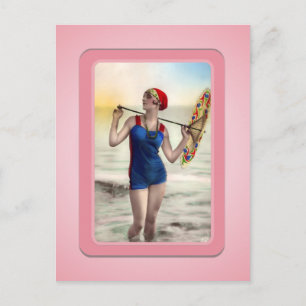 Sun Bather Beach Babes Briefkaart