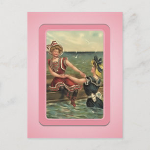  Sun Bather Beach Babes Briefkaart