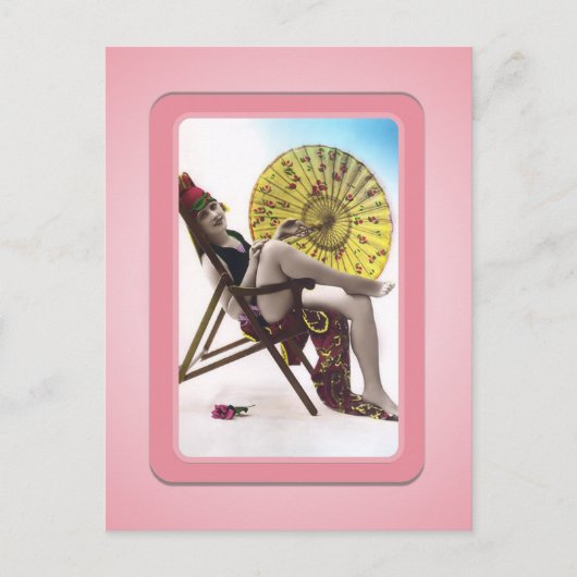  Sun Bather Beach Babes Briefkaart (Voorkant)