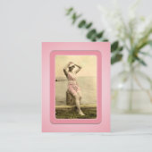 Sun Bather Beach Babes Briefkaart (Staand voorkant)