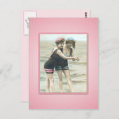 Sun Bather Beach Babes Briefkaart (Voorkant / Achterkant)