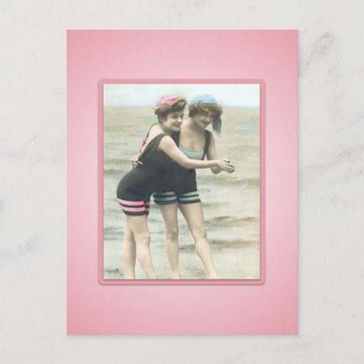 Sun Bather Beach Babes Briefkaart (Voorkant)