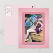  Sun Bather Beach Babes Briefkaart (Voorkant / Achterkant)