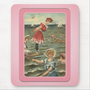 Sun Bathers Beach Mousepad Muismat