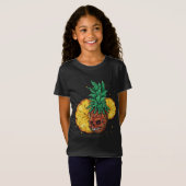 Sun Beach 2022 Skeleton Pineapple Fruit Tropical S T-shirt (Voorkant volledig)