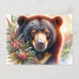 Sun Beer Floral Waterverf Wildlife Briefkaart