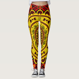 Sun Beer (rood) Leggings