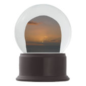 Sun Behind Clouds II Seascape Photography Sneeuwbol (Achterkant)