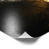 Sun Behind the Reeds Foto Afdruk (Hoek)