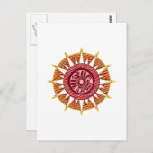 Sun Bird 4 Briefkaarten (Voorkant / Achterkant)