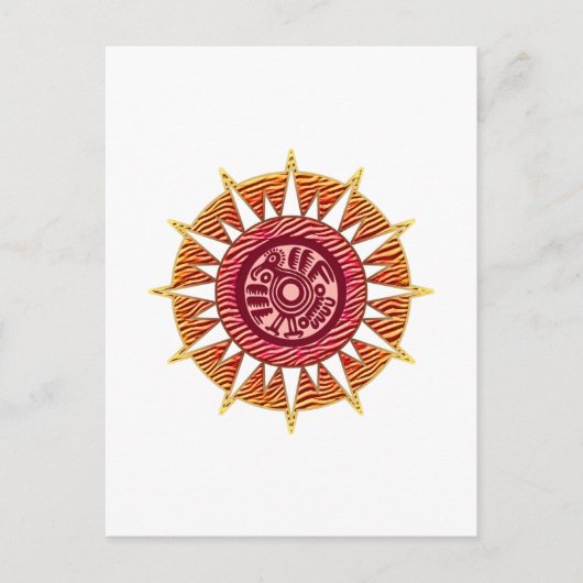 Sun Bird 4 Briefkaarten (Voorkant)