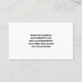 Sun Blueprints | Solar Panel | Energy Tech Visitekaartje (Achterkant)