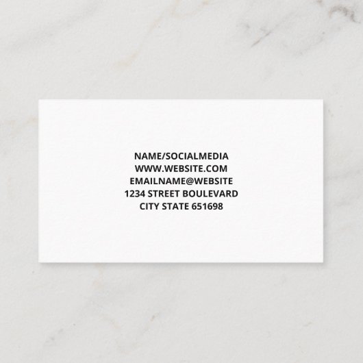 Sun Blueprints | Solar Panel | Energy Tech Visitekaartje (Achterkant)