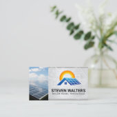 Sun Blueprints | Zonnepaneel | Energie Visitekaartje (Staand voorkant)