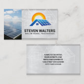 Sun Blueprints | Zonnepaneel | Energie Visitekaartje (Voorkant / Achterkant)