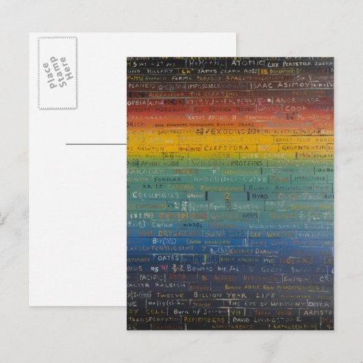 Sun Bond 2014 oil op canvas Briefkaart (Voorkant / Achterkant)