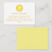 Sun Books for Baby Enclosure Kaart Visitekaartje (Voorkant / Achterkant)