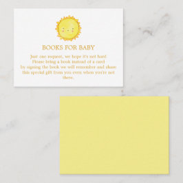 Sun Books for Baby Enclosure Kaart Visitekaartje
