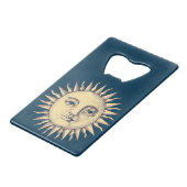 Sun Bottle Opener Creditkaart Flessenopener (Voorkant Gekanteld)