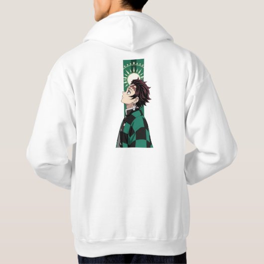 🟢 “Sun-Bound Resolve Tee” 🌞✨ Hoodie (Achterkant)