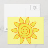 Sun Briefkaart (Voorkant / Achterkant)