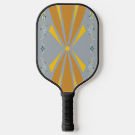 Sun Burst Kapow + Patina Bloemen Pickleball Paddle