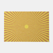 Sun Burst - Retro Deurmat (Voorkant)