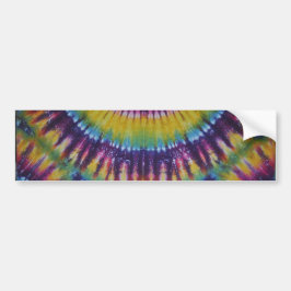 Sun Burst Tie Dye Bumpersticker