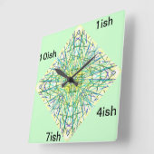 Sun Burst Wall klok (Hoek)