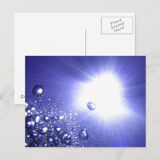 Sun Bust Post-kaart Briefkaart (Voorkant / Achterkant)