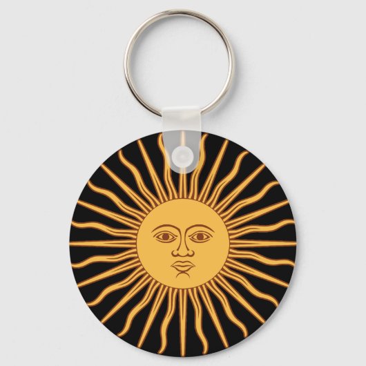 Sun Button Sleutelhanger (Voorkant)