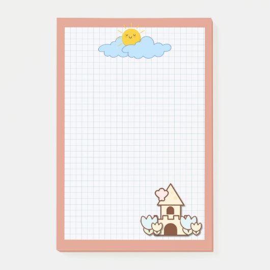 Sun Castle Long Post-It Note (Voorkant)