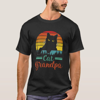 Sun Cat Kitten Best Cat Grandpa Ever Vi T-shirt