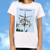 Sun Catcher Sky Blue Modern Geometric Chic T-shirt
