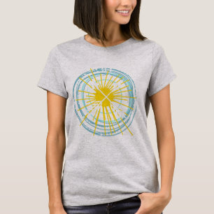 Sun Chalkboard Hearts and Crossed Arrows T-shirt